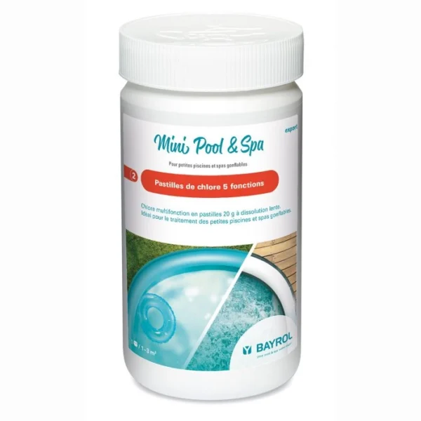 Pastilles de Chlore 5 fonctions Mini Pool & Spa